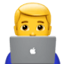 Working man emoji